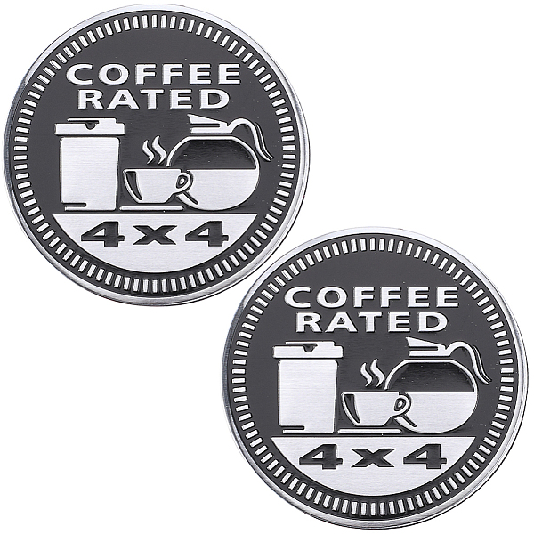 PandaHall Flat Round Aluminum Car Decorative Stickers, Word COFFEE RATED Self Adhesive Metal Decals for Vehicle Decoration, Tableware...
PandaHall Flat Round Aluminum Car Decorative Stickers, Word COFFEE RATED Self Adhesive Metal Decals for Vehicle Decoration, Tableware...
