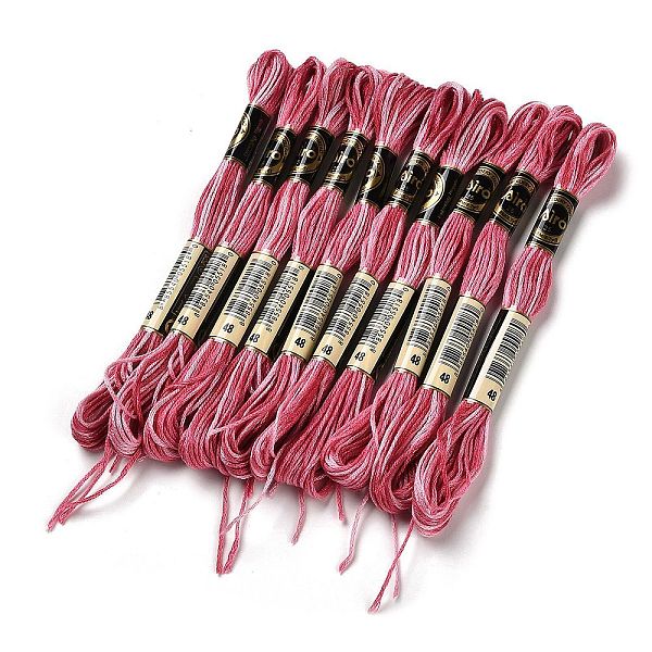 PandaHall 10 Skeins 6-Ply Polyester Embroidery Floss, Cross Stitch Threads, Segment Dyed, Medium Violet Red, 0.5mm, about 8.75 Yards...
PandaHall 10 Skeins 6-Ply Polyester Embroidery Floss, Cross Stitch Threads, Segment Dyed, Medium Violet Red, 0.5mm, about 8.75 Yards...