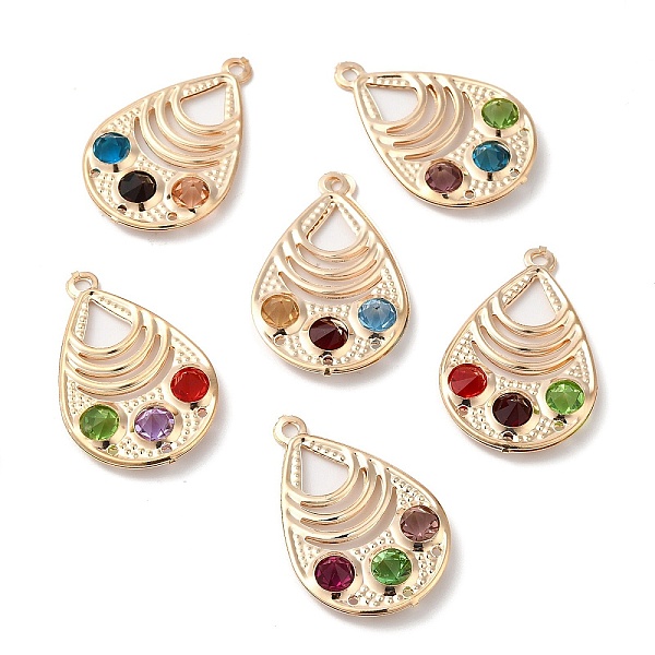 PandaHall Iron with Glass Pendants, Hollow Teardrop Charm, Mixed Color, 34.5x22x5.5mm, Hole: 2mm Iron+Glass Teardrop Multicolor
PandaHall Iron with Glass Pendants, Hollow Teardrop Charm, Mixed Color, 34.5x22x5.5mm, Hole: 2mm Iron+Glass Teardrop Multicolor
