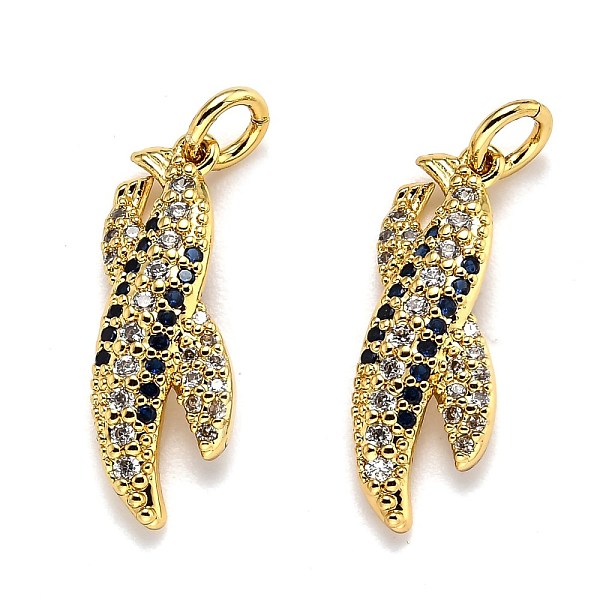 PandaHall Brass Micro Pave Cubic Zirconia Pendants, Long-Lasting Plated, with Jump Rings, Chili, Golden, 19.5x6.5x3mm, Hole: 3mm Brass+Cubic..., Clear
PandaHall Brass Micro Pave Cubic Zirconia Pendants, Long-Lasting Plated, with Jump Rings, Chili, Golden, 19.5x6.5x3mm, Hole: 3mm Brass+Cubic..., Clear