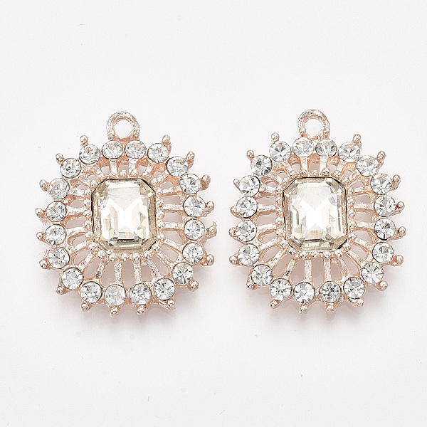 PandaHall Rhinestone Pendants, with Light Gold Plated Alloy Findings, Oval , Crystal, 28.5x24x5.5mm, Hole: 2mm Alloy+Rhinestone Oval Clear
PandaHall Rhinestone Pendants, with Light Gold Plated Alloy Findings, Oval , Crystal, 28.5x24x5.5mm, Hole: 2mm Alloy+Rhinestone Oval Clear