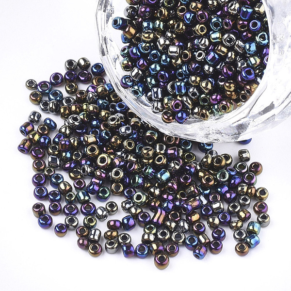 PandaHall Opaque Glass Seed Beads, Rainbow Plated, Round, Colorful, 2mm, Hole: 1mm, about 30000pcs/bag Glass
PandaHall Opaque Glass Seed Beads, Rainbow Plated, Round, Colorful, 2mm, Hole: 1mm, about 30000pcs/bag Glass