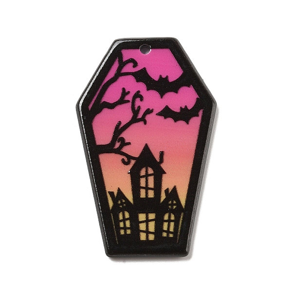 PandaHall Halloween Acrylic Pendants, Polygon, House, 42x26.5x2.5mm, Hole: 1.5mm Acrylic House
PandaHall Halloween Acrylic Pendants, Polygon, House, 42x26.5x2.5mm, Hole: 1.5mm Acrylic House