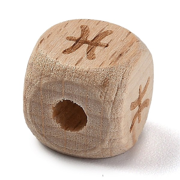 PandaHall Natural Wood Constellation Beads, Cube, Pisces, 12x12x12mm, Hole: 4mm Wood Pisces
PandaHall Natural Wood Constellation Beads, Cube, Pisces, 12x12x12mm, Hole: 4mm Wood Pisces