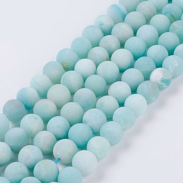 PandaHall Natural Amazonite Beads Strands, Grade A, Frosted, Round, 10mm, Hole: 1mm, about 38pcs/strand, 15.1 inch Amazonite Round
PandaHall Natural Amazonite Beads Strands, Grade A, Frosted, Round, 10mm, Hole: 1mm, about 38pcs/strand, 15.1 inch Amazonite Round