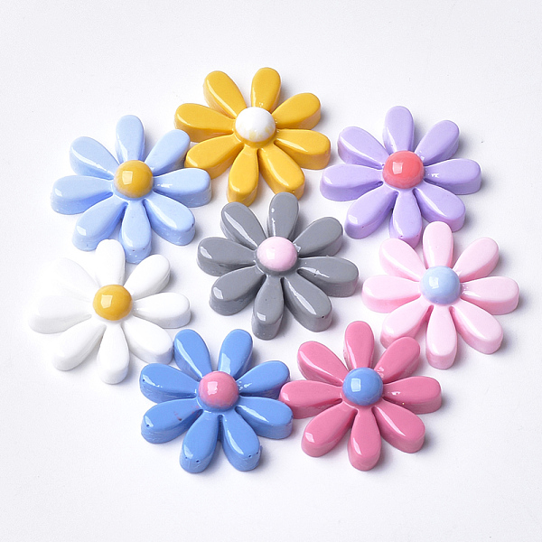 PandaHall Resin Cabochons, Flower, Mixed Color, 22~23x7~8mm Resin Flower Multicolor
PandaHall Resin Cabochons, Flower, Mixed Color, 22~23x7~8mm Resin Flower Multicolor