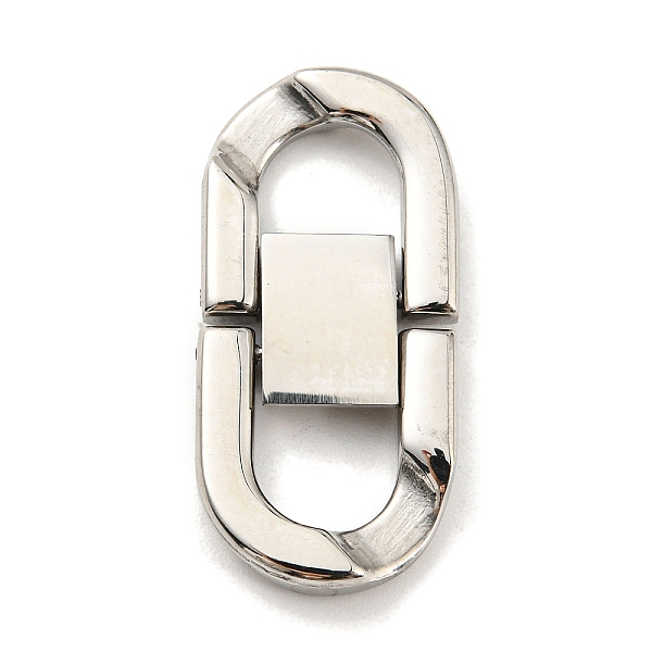 PandaHall 304 Stainless Steel Fold Over Clasps, Stainless Steel Color, 32x15x3mm, Hole: 7x8mm 304 Stainless Steel
PandaHall 304 Stainless Steel Fold Over Clasps, Stainless Steel Color, 32x15x3mm, Hole: 7x8mm 304 Stainless Steel