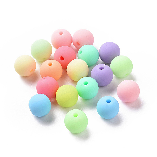 PandaHall Rubberized Style Acrylic Beads, Round, Mixed Color, 12x11mm, Hole: 2mm, 515pcs/500g Acrylic Round Multicolor
PandaHall Rubberized Style Acrylic Beads, Round, Mixed Color, 12x11mm, Hole: 2mm, 515pcs/500g Acrylic Round Multicolor