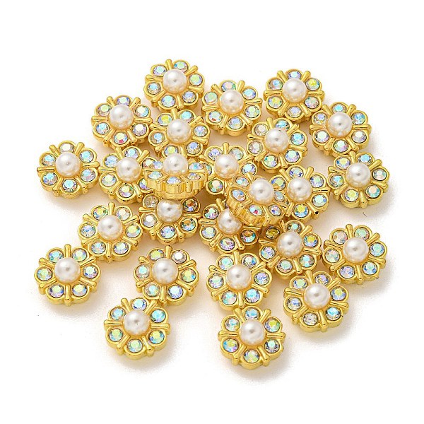PandaHall ABS Plastic Cabochons, with Rhinetsone, Flower, Clear AB, 12.5x12.5x7.5mm ABS Plastic Flower White
PandaHall ABS Plastic Cabochons, with Rhinetsone, Flower, Clear AB, 12.5x12.5x7.5mm ABS Plastic Flower White