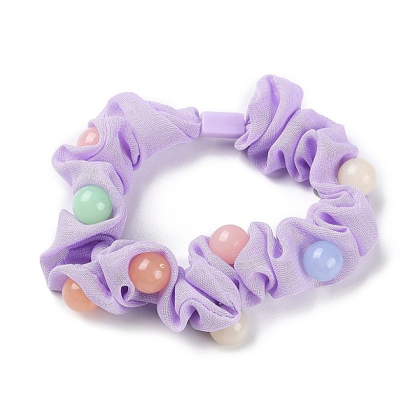 PandaHall Cloth Elastic Hair Ties, with Platic Bead, Hair Accessories for Girls or Women, Plum, 17mm, Inner Diameter: 50mm Cloth Purple
PandaHall Cloth Elastic Hair Ties, with Platic Bead, Hair Accessories for Girls or Women, Plum, 17mm, Inner Diameter: 50mm Cloth Purple
