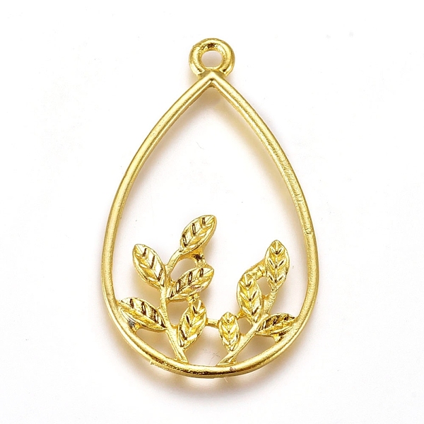 PandaHall Zinc Alloy Open Back Bezel Pendants, For DIY UV Resin, Epoxy Resin, Pressed Flower Jewelry, teardrop, with Leaf, Golden...
PandaHall Zinc Alloy Open Back Bezel Pendants, For DIY UV Resin, Epoxy Resin, Pressed Flower Jewelry, teardrop, with Leaf, Golden...