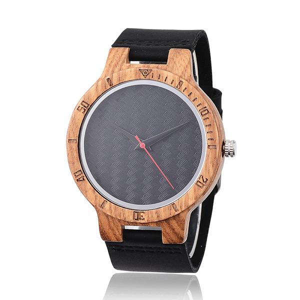 PandaHall Wood Wristwatches, Men Electronic Watch, with Leather Watchbands and Alloy Finding, Black, 260x23x2mm Wood Black
PandaHall Wood Wristwatches, Men Electronic Watch, with Leather Watchbands and Alloy Finding, Black, 260x23x2mm Wood Black