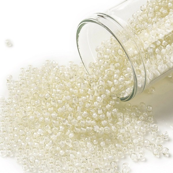 PandaHall TOHO Round Seed Beads, Japanese Seed Beads, (981C) Inside Color Crystal/White Lined, 11/0, 2.2mm, Hole: 0.8mm, about 1110pcs/10g...
PandaHall TOHO Round Seed Beads, Japanese Seed Beads, (981C) Inside Color Crystal/White Lined, 11/0, 2.2mm, Hole: 0.8mm, about 1110pcs/10g...