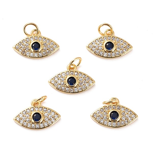 PandaHall Brass Micro Pave Cubic Zirconia Pendants, Long-Lasting Plated, Cadmium Free & Lead Free, Eye, Real 18K Gold Plated, 10x15x2.5mm...
PandaHall Brass Micro Pave Cubic Zirconia Pendants, Long-Lasting Plated, Cadmium Free & Lead Free, Eye, Real 18K Gold Plated, 10x15x2.5mm...