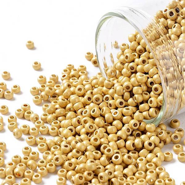 PandaHall TOHO Round Seed Beads, Japanese Seed Beads, (PF557F) PermaFinish Gold Metallic Matte, 11/0, 2.2mm, Hole: 0.8mm, about 1110pcs/10g...
PandaHall TOHO Round Seed Beads, Japanese Seed Beads, (PF557F) PermaFinish Gold Metallic Matte, 11/0, 2.2mm, Hole: 0.8mm, about 1110pcs/10g...