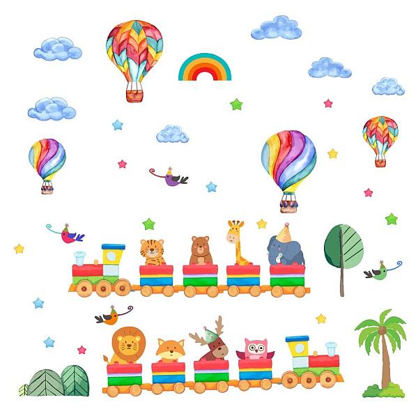 PandaHall PVC Wall Stickers, Wall Decoration, Balloon Pattern, 390x900mm, 2 sheets/set PVC Other Animal
PandaHall PVC Wall Stickers, Wall Decoration, Balloon Pattern, 390x900mm, 2 sheets/set PVC Other Animal
