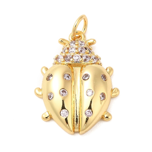 PandaHall Brass Pave Cubic Zirconia Pendants, with Jump Ring, Long-Lasting Plated, Lead Free & Cadmium Free, Insect, Real 18K Gold Plated...
PandaHall Brass Pave Cubic Zirconia Pendants, with Jump Ring, Long-Lasting Plated, Lead Free & Cadmium Free, Insect, Real 18K Gold Plated...