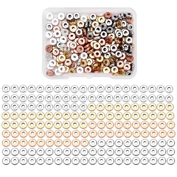 PandaHall Flat Round Brass Spacer Beads, Barrel Plating, Mixed Color, 6x2mm, Hole: 2mm, 200pcs/box Brass Flat Round
PandaHall Flat Round Brass Spacer Beads, Barrel Plating, Mixed Color, 6x2mm, Hole: 2mm, 200pcs/box Brass Flat Round