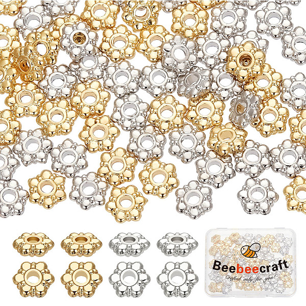 PandaHall Beebeecraft 1 Box 70Pcs Flower Spacer Beads 18K Gold Platinum Plated Tibetan Style Round Floral Granulated Loose Beads with Large...
PandaHall Beebeecraft 1 Box 70Pcs Flower Spacer Beads 18K Gold Platinum Plated Tibetan Style Round Floral Granulated Loose Beads with Large...
