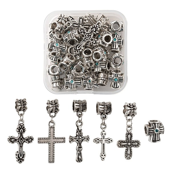PandaHall Easter Theme Alloy Rhinestones European Beads and Tibetan Style Alloy European Dangle Charms, Cross & Crucifix Cross, Antique...
PandaHall Easter Theme Alloy Rhinestones European Beads and Tibetan Style Alloy European Dangle Charms, Cross & Crucifix Cross, Antique...