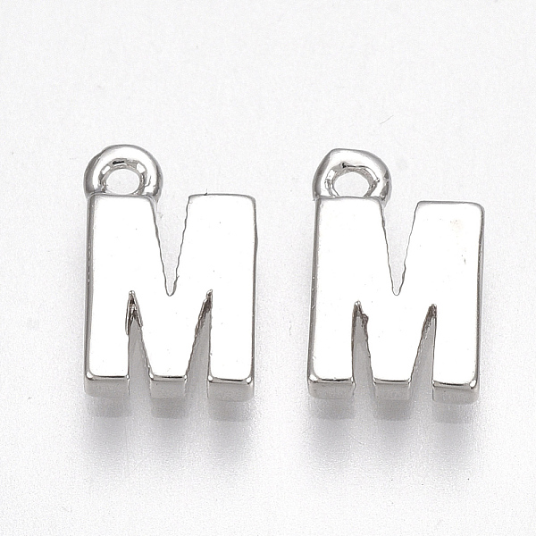 PandaHall Brass Charms, Letter, Nickel Free, Real Platinum Plated, Letter.M, 8.5x5.5x1.5mm, Hole: 0.8mm Brass Letter M
PandaHall Brass Charms, Letter, Nickel Free, Real Platinum Plated, Letter.M, 8.5x5.5x1.5mm, Hole: 0.8mm Brass Letter M