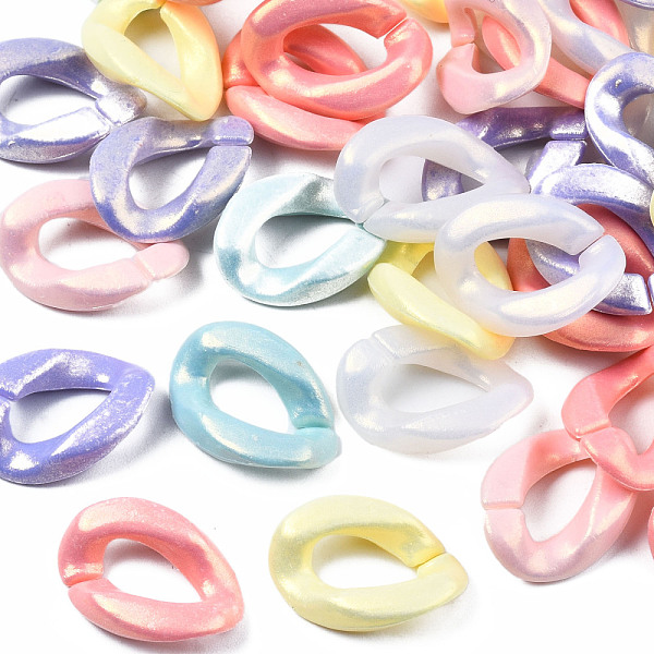 PandaHall Spray Painted Acrylic Linking Rings, Rubberized Style, Quick Link Connectors, for Curb Chains Making, Twist, Mixed Color..., Multicolor
PandaHall Spray Painted Acrylic Linking Rings, Rubberized Style, Quick Link Connectors, for Curb Chains Making, Twist, Mixed Color..., Multicolor