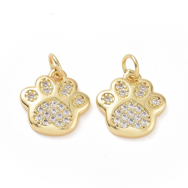 PandaHall Brass Cubic Zirconia Charms, Paw Print Charm, with Jump Ring, Golden, 13.5x12.5x2mm, Hole: 3.5mm Brass+Cubic Zirconia Paw Print..., Clear
PandaHall Brass Cubic Zirconia Charms, Paw Print Charm, with Jump Ring, Golden, 13.5x12.5x2mm, Hole: 3.5mm Brass+Cubic Zirconia Paw Print..., Clear