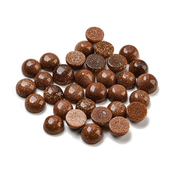 PandaHall Synthetic Goldstone Cabochons, Half Round, 4x2~2.5mm Goldstone Half Round
PandaHall Synthetic Goldstone Cabochons, Half Round, 4x2~2.5mm Goldstone Half Round
