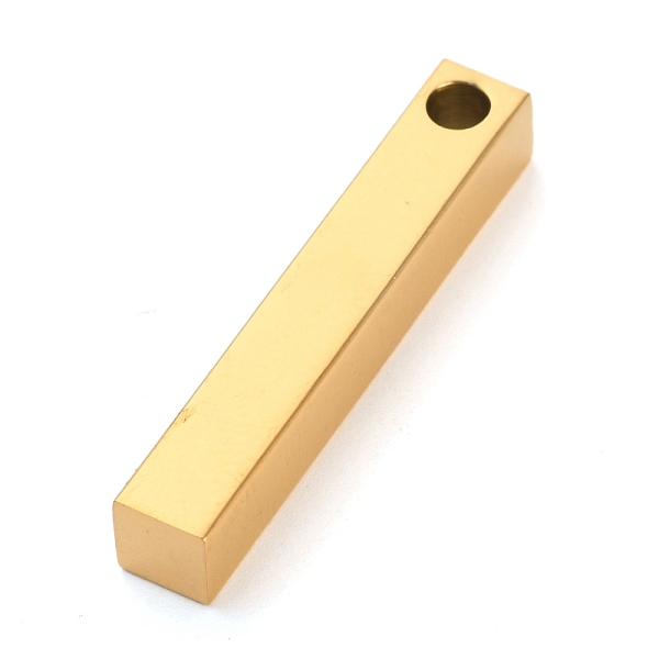 PandaHall Ion Plating(IP) 304 Stainless Steel Pendants, Rectangle/Bar, Golden, 30x5x5mm, Hole: 3mm 304 Stainless Steel Rectangle
PandaHall Ion Plating(IP) 304 Stainless Steel Pendants, Rectangle/Bar, Golden, 30x5x5mm, Hole: 3mm 304 Stainless Steel Rectangle