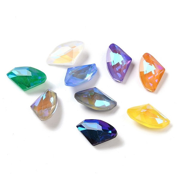 PandaHall Glass Rhinestone Cabochons, Point Back, Faceted, Fan, Mixed Color, 14x9x4.5mm Glass Rhinestone Fan Multicolor
PandaHall Glass Rhinestone Cabochons, Point Back, Faceted, Fan, Mixed Color, 14x9x4.5mm Glass Rhinestone Fan Multicolor