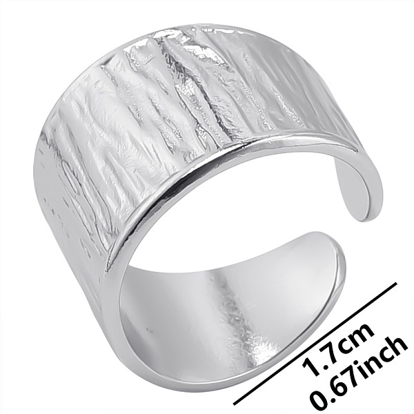 PandaHall Vintage Stainless Steel Open Cuff Rings, Wide Band Rings for Men and Women, Stainless Steel Color Stainless Steel
PandaHall Vintage Stainless Steel Open Cuff Rings, Wide Band Rings for Men and Women, Stainless Steel Color Stainless Steel