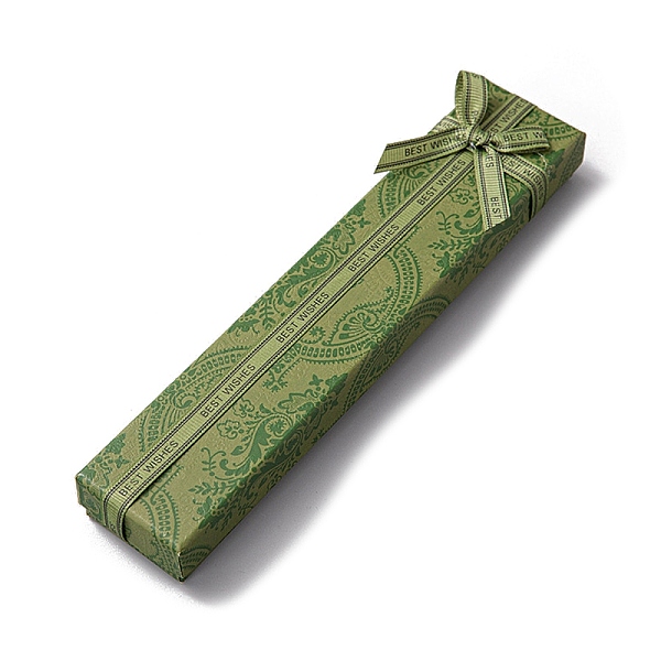 PandaHall Flower Print Rectangle Paper Necklace Boxes with Bowknot, Jewelry Gift Case for Necklaces Storage, Lime Green, 21x4x2.2cm Paper...
PandaHall Flower Print Rectangle Paper Necklace Boxes with Bowknot, Jewelry Gift Case for Necklaces Storage, Lime Green, 21x4x2.2cm Paper...