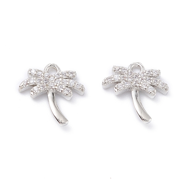 PandaHall Rack Plating Brass Micro Pave Cubic Zirconia Charms, Long-Lasting Plated, Coconut Tree, Platinum, 11.5x11.5x2mm, Hole: 1.2mm..., Clear
PandaHall Rack Plating Brass Micro Pave Cubic Zirconia Charms, Long-Lasting Plated, Coconut Tree, Platinum, 11.5x11.5x2mm, Hole: 1.2mm..., Clear