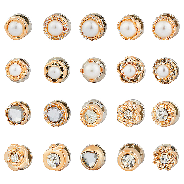 PandaHall 40Pcs 20 Styles Plastic Safety Brooches, with Iron Pins and Acrylic Rhinestone, Mixed Shapes, Mixed Color, 2pcs/style Plastic..., Multicolor
PandaHall 40Pcs 20 Styles Plastic Safety Brooches, with Iron Pins and Acrylic Rhinestone, Mixed Shapes, Mixed Color, 2pcs/style Plastic..., Multicolor