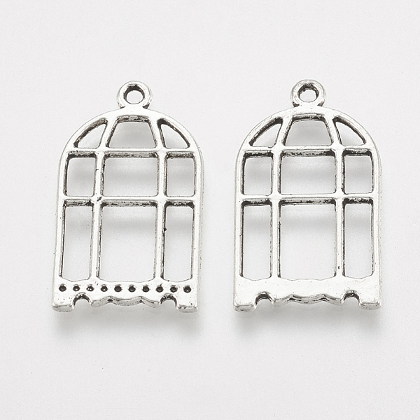 PandaHall Tibetan Style Alloy Pendants, Birdcage, Cadmium Free & Lead Free, Antique Silver, 26x14.5x1.5mm, Hole: 2mm, about 940pcs/1000g...
PandaHall Tibetan Style Alloy Pendants, Birdcage, Cadmium Free & Lead Free, Antique Silver, 26x14.5x1.5mm, Hole: 2mm, about 940pcs/1000g...