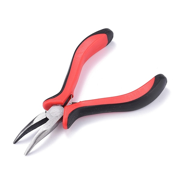 PandaHall Carbon Steel Jewelry Pliers, Bent Nose Pliers, Polishing, Gunmetal, 130mm Carbon Steel Red
PandaHall Carbon Steel Jewelry Pliers, Bent Nose Pliers, Polishing, Gunmetal, 130mm Carbon Steel Red