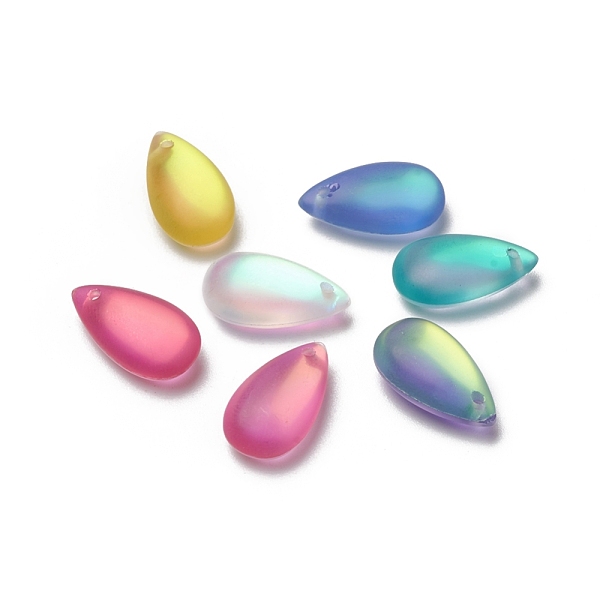 PandaHall Glass Pendants, Frosted, Teardrop, Mixed Color, 15.5x8.8x5.5mm, Hole: 1mm Glass Teardrop Multicolor
PandaHall Glass Pendants, Frosted, Teardrop, Mixed Color, 15.5x8.8x5.5mm, Hole: 1mm Glass Teardrop Multicolor