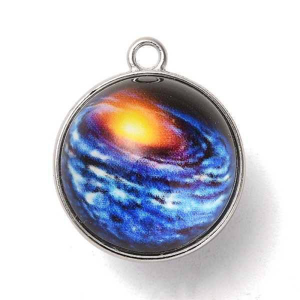 PandaHall Galaxy Theme Luminous Glass Ball Pendants, Glow in the Dark, with Platinum Tone Alloy Edge, Royal Blue, 25x21.5x20~21mm, Hole: 2mm...
PandaHall Galaxy Theme Luminous Glass Ball Pendants, Glow in the Dark, with Platinum Tone Alloy Edge, Royal Blue, 25x21.5x20~21mm, Hole: 2mm...