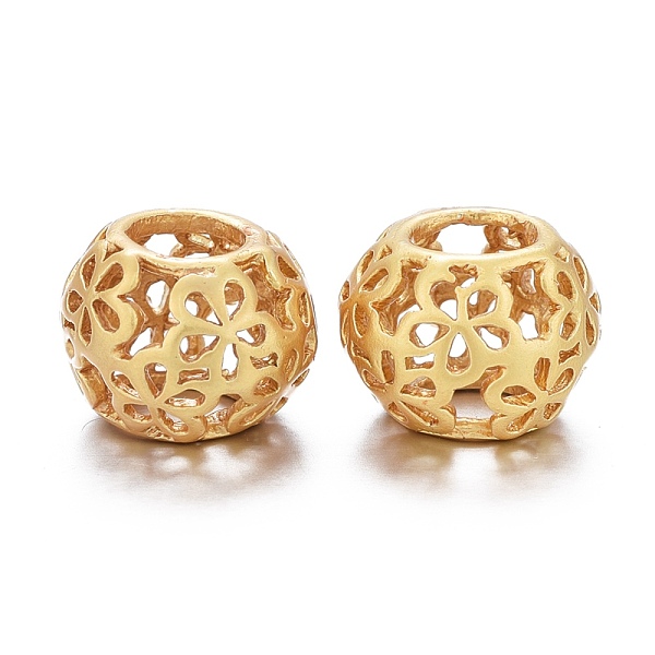 PandaHall Brass European Beads, Large Hole Beads, Long-Lasting Plated, Hollow, Rondelle, Matte Gold Color, 11x8mm, Hole: 5mm Brass Rondelle
PandaHall Brass European Beads, Large Hole Beads, Long-Lasting Plated, Hollow, Rondelle, Matte Gold Color, 11x8mm, Hole: 5mm Brass Rondelle