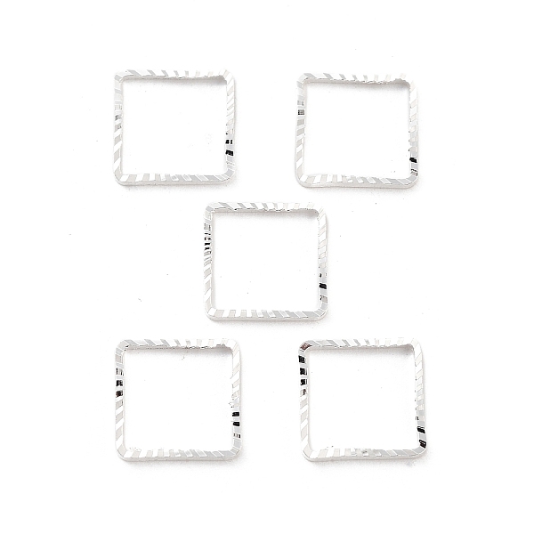 PandaHall Brass Beads Frames, Cadmium Free & Lead Free, Square, 925 Sterling Silver Plated, 10x10x1mm Brass Square
PandaHall Brass Beads Frames, Cadmium Free & Lead Free, Square, 925 Sterling Silver Plated, 10x10x1mm Brass Square