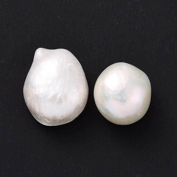 PandaHall Natural Cultured Freshwater Pearl Beads, Keshi Pearl Bead, No Hole, Antique White, 12.5~14x11~12.5x7~8mm Keshi Pearl Nuggets
PandaHall Natural Cultured Freshwater Pearl Beads, Keshi Pearl Bead, No Hole, Antique White, 12.5~14x11~12.5x7~8mm Keshi Pearl Nuggets