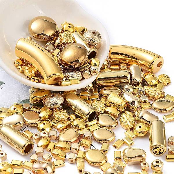 PandaHall CCB Plastic Beads, Mixed Shapes, Golden, 6~31x7~18mm, Hole: 2mm Plastic Mixed Shapes
PandaHall CCB Plastic Beads, Mixed Shapes, Golden, 6~31x7~18mm, Hole: 2mm Plastic Mixed Shapes