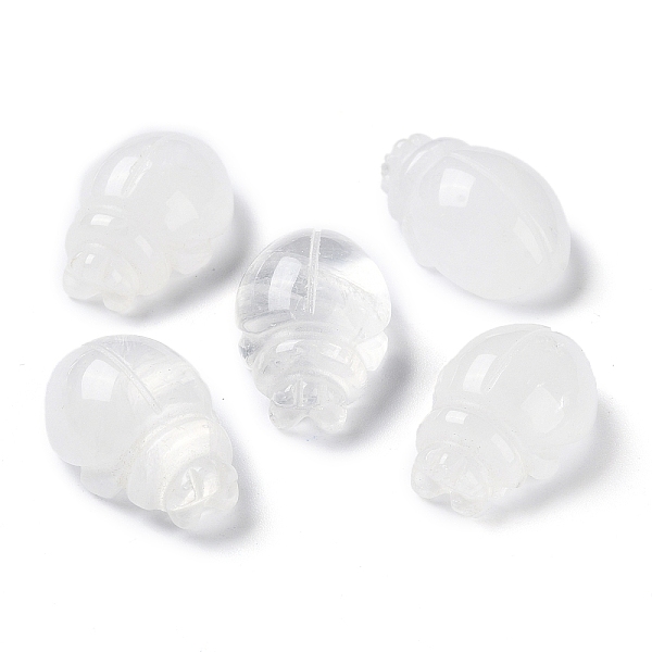 PandaHall Natural Quartz Crystal Carved Healing Figurines, Reiki Energy Stone Display Decorations, Ladybug, 25~25.5x17~17.5x11~12mm Quartz...
PandaHall Natural Quartz Crystal Carved Healing Figurines, Reiki Energy Stone Display Decorations, Ladybug, 25~25.5x17~17.5x11~12mm Quartz...