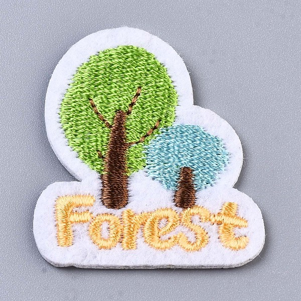PandaHall Tree Appliques, Computerized Embroidery Cloth Iron on/Sew on Patches, Costume Accessories, Colorful, 39.5x34.5x1.5mm Cloth Tree
PandaHall Tree Appliques, Computerized Embroidery Cloth Iron on/Sew on Patches, Costume Accessories, Colorful, 39.5x34.5x1.5mm Cloth Tree