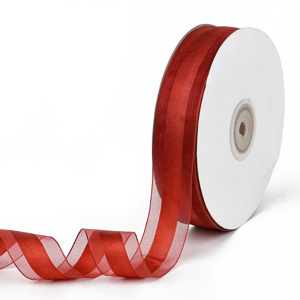 PandaHall Solid Color Organza Ribbons, for Party Decoration, Gift Packing, Dark Red, 1"(25mm), about 50yard/roll(45.72m/roll) Nylon None
PandaHall Solid Color Organza Ribbons, for Party Decoration, Gift Packing, Dark Red, 1"(25mm), about 50yard/roll(45.72m/roll) Nylon None