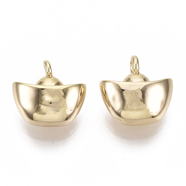 PandaHall Brass Charms, Nickel Free, Ingot, Real 18K Gold Plated, 9x9x4.5mm, Hole: 1.2mm Brass Others
PandaHall Brass Charms, Nickel Free, Ingot, Real 18K Gold Plated, 9x9x4.5mm, Hole: 1.2mm Brass Others