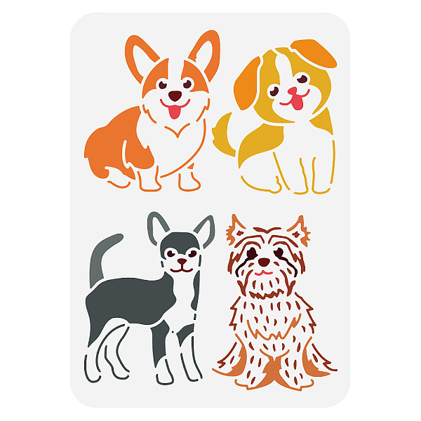 PandaHall BENECREAT Dog Pattern Stencil, 12x8" Corgi Shepherd Reusable PET Drawing Painting Stencils for Painting on Scrapbook Fabric Tiles...
PandaHall BENECREAT Dog Pattern Stencil, 12x8" Corgi Shepherd Reusable PET Drawing Painting Stencils for Painting on Scrapbook Fabric Tiles...