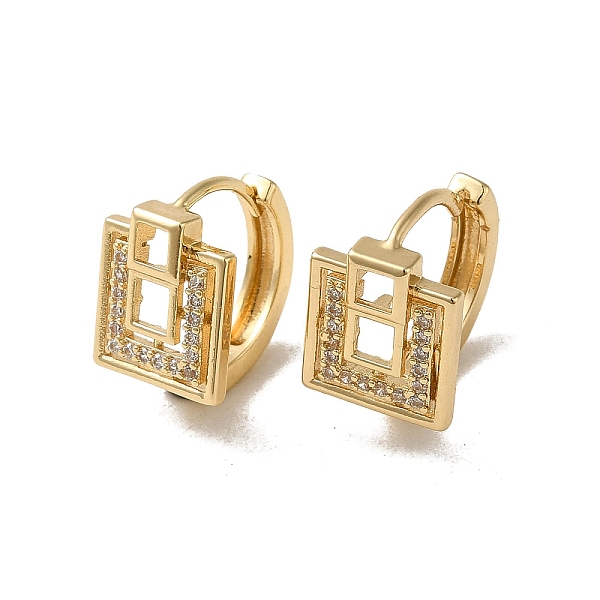 PandaHall KC Gold Plated Brass Micro Pave Cubic Zirconia Hoop Earring, Square, 15x10.5mm Brass Square Clear
PandaHall KC Gold Plated Brass Micro Pave Cubic Zirconia Hoop Earring, Square, 15x10.5mm Brass Square Clear