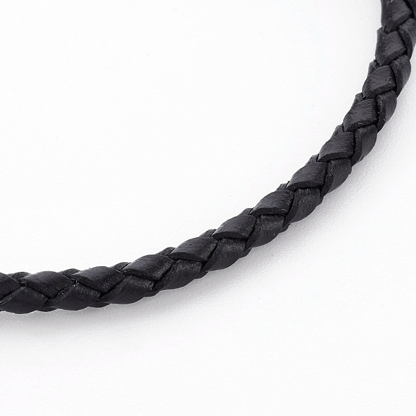 PandaHall Braided Leather Cord Bracelet Making, with 304 Stainless Steel Lobster Claw Clasps, Golden, Black, 8-3/8 inch(21.4cm), 3mm Leather...
PandaHall Braided Leather Cord Bracelet Making, with 304 Stainless Steel Lobster Claw Clasps, Golden, Black, 8-3/8 inch(21.4cm), 3mm Leather...