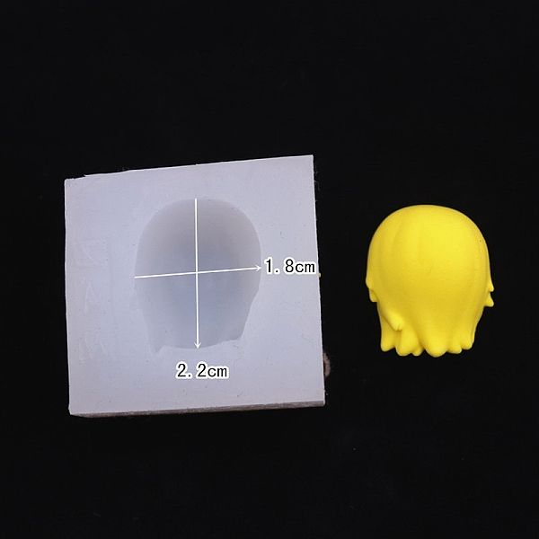 PandaHall DIY Food Grade Silicone Molds, Resin Casting Pendant Molds, For Doll Hair Making, White, 36x36.5x15mm, Inner Diameter: 21x18.5mm...
PandaHall DIY Food Grade Silicone Molds, Resin Casting Pendant Molds, For Doll Hair Making, White, 36x36.5x15mm, Inner Diameter: 21x18.5mm...